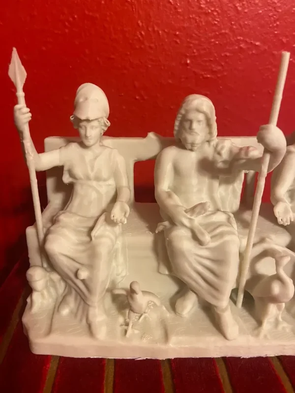 Capitoline Triad Statue Jupiter, Juno, Minerva, Roman Deities2