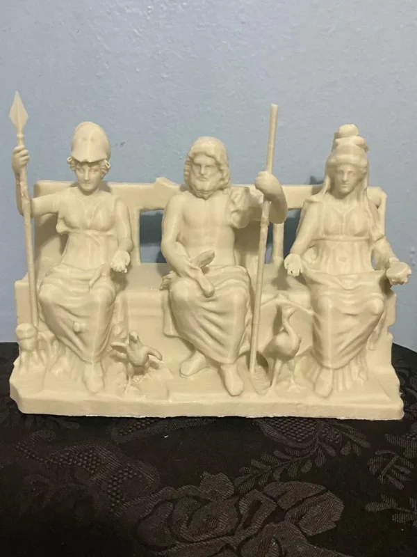 Capitoline Triad Statue Jupiter, Juno, Minerva, Roman Deities4