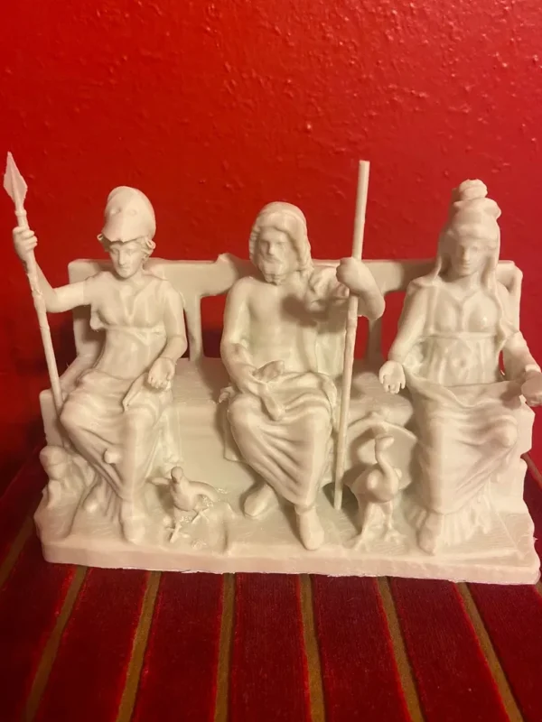 Capitoline Triad Statue Jupiter, Juno, Minerva, Roman Deities6