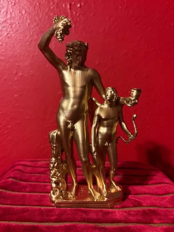 Dionysus and Eros Statue1