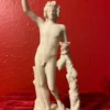Dionysus, the Greek God of wine, fertility, and theater (bone white Lararium size)2